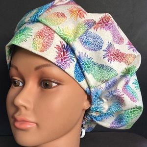 🍍Pineapple Surgical Cap/ Bouffant/ Chefs Hat